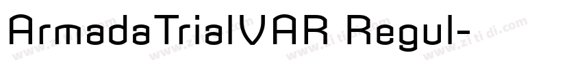 ArmadaTrialVAR Regul字体转换